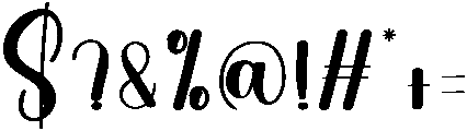 Rustic Regular otf (400) Font OTHER CHARS