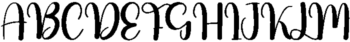 Rustic Regular otf (400) Font UPPERCASE