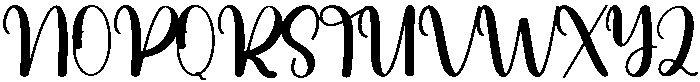 Rustic Regular otf (400) Font UPPERCASE