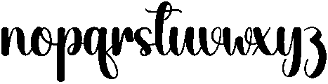 Rustic Regular otf (400) Font LOWERCASE