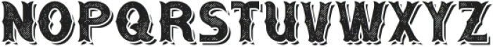 Rustic Rodeo Effects otf (400) Font LOWERCASE