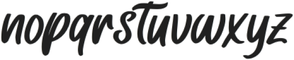 Rustic Time Italic otf (400) Font LOWERCASE