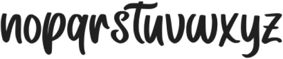 Rustic Time otf (400) Font LOWERCASE