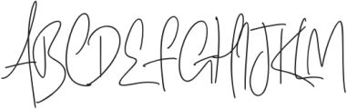 Rustic Village Handwritten otf (400) Font UPPERCASE