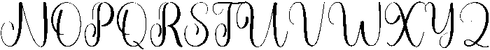 Rustic Wedding Regular otf (400) Font UPPERCASE