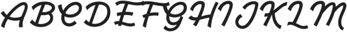 RusticCaravan-Regular otf (400) Font UPPERCASE