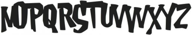 RusticRaster-Regular otf (400) Font UPPERCASE
