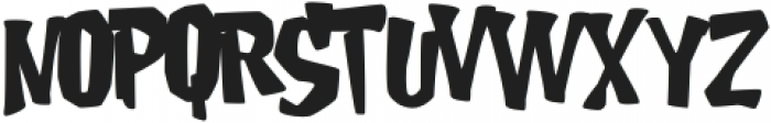 RusticRaster-Regular otf (400) Font LOWERCASE