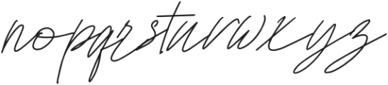 Rustica Italic otf (400) Font LOWERCASE