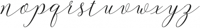 Rustine Slant Regular otf (400) Font LOWERCASE