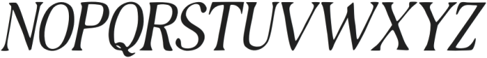 RustiqueSerif-Italic otf (400) Font UPPERCASE
