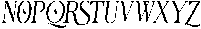 RustlerBarter-SlantedOblique otf (400) Font UPPERCASE