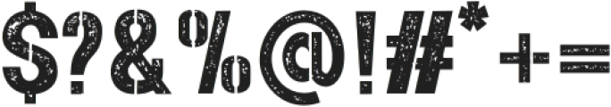 Rustline Stencil otf (400) Font OTHER CHARS