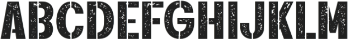 Rustline Stencil otf (400) Font UPPERCASE