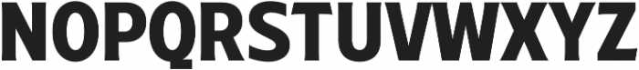 Ruston Basic Bold SemiCondensed otf (700) Font UPPERCASE