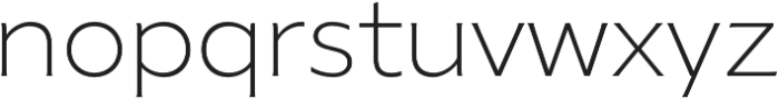 Ruston Basic Extra Light otf (200) Font LOWERCASE