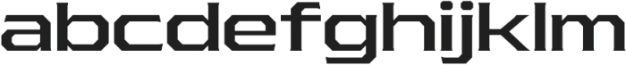 Ruston College Regular Expanded otf (400) Font LOWERCASE