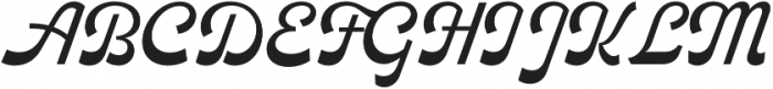 Ruston Script SemiBold otf (600) Font UPPERCASE