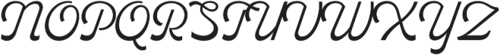 Ruston Script otf (400) Font UPPERCASE