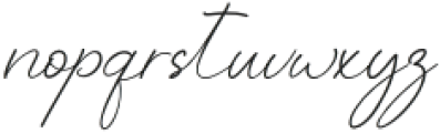 Rustory-Regular otf (400) Font LOWERCASE
