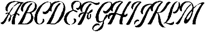 Rusty Court Script otf (400) Font UPPERCASE