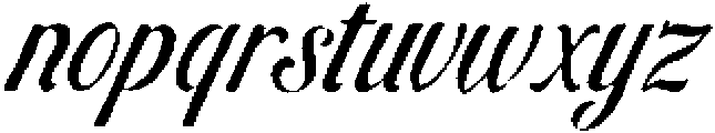 Rusty Court Script otf (400) Font LOWERCASE