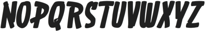 Rusty Forest Bold Italic otf (700) Font UPPERCASE