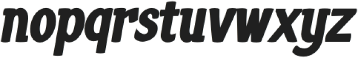 Rusty Forest Bold Italic otf (700) Font LOWERCASE