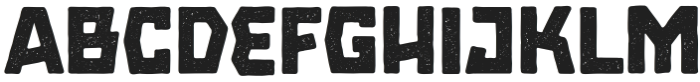 Rusty Forge Regular otf (400) Font UPPERCASE