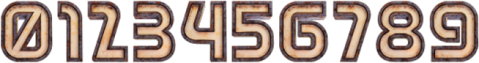 Rusty Future 3D Regular otf (400) Font OTHER CHARS
