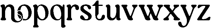 Rusty Love Regular otf (400) Font LOWERCASE