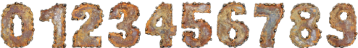 Rusty Metal Regular otf (400) Font OTHER CHARS