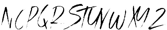 Rusty Regular otf (400) Font UPPERCASE