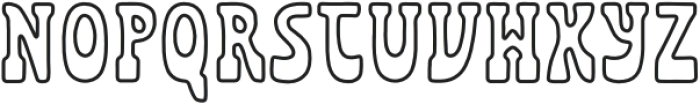 Rusty Spur Outline otf (400) Font LOWERCASE