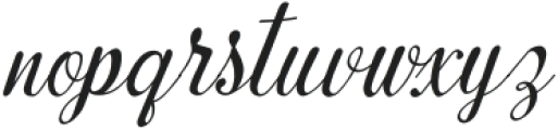 RuthScript Regular otf (400) Font LOWERCASE