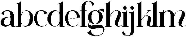 Ruthin otf (100) Font LOWERCASE