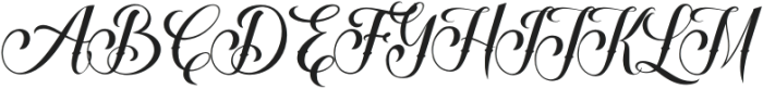 Ruthlock otf (400) Font UPPERCASE