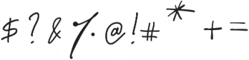 Ruttin Signature Font Ruttin ttf (400) Font OTHER CHARS