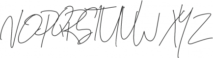 Ruttin Signature Font Ruttin ttf (400) Font UPPERCASE