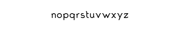 RUGO Regular.otf Font LOWERCASE