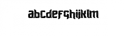 Rust Spurs Scratch.ttf Font LOWERCASE