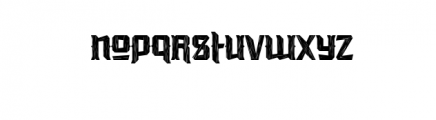 Rust Spurs Scratch.ttf Font LOWERCASE