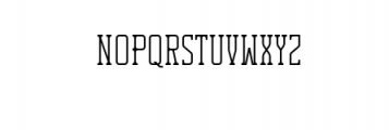 RusticaSlab.ttf Font LOWERCASE