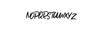 Ruthen Back.otf Font UPPERCASE