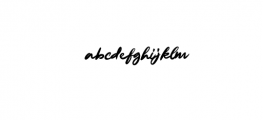 Ruthen Back.otf Font LOWERCASE