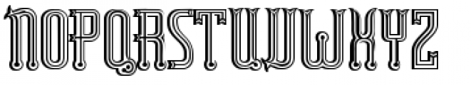 Rubaiyat Shadow Font LOWERCASE