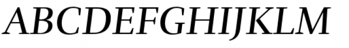 Rufina Regular Italic Font UPPERCASE