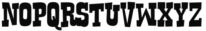 Rustler Regular Font UPPERCASE