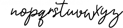 Ruincity Handwritten Monoline Font LOWERCASE
