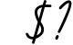 Rusattir Signature Font OTHER CHARS